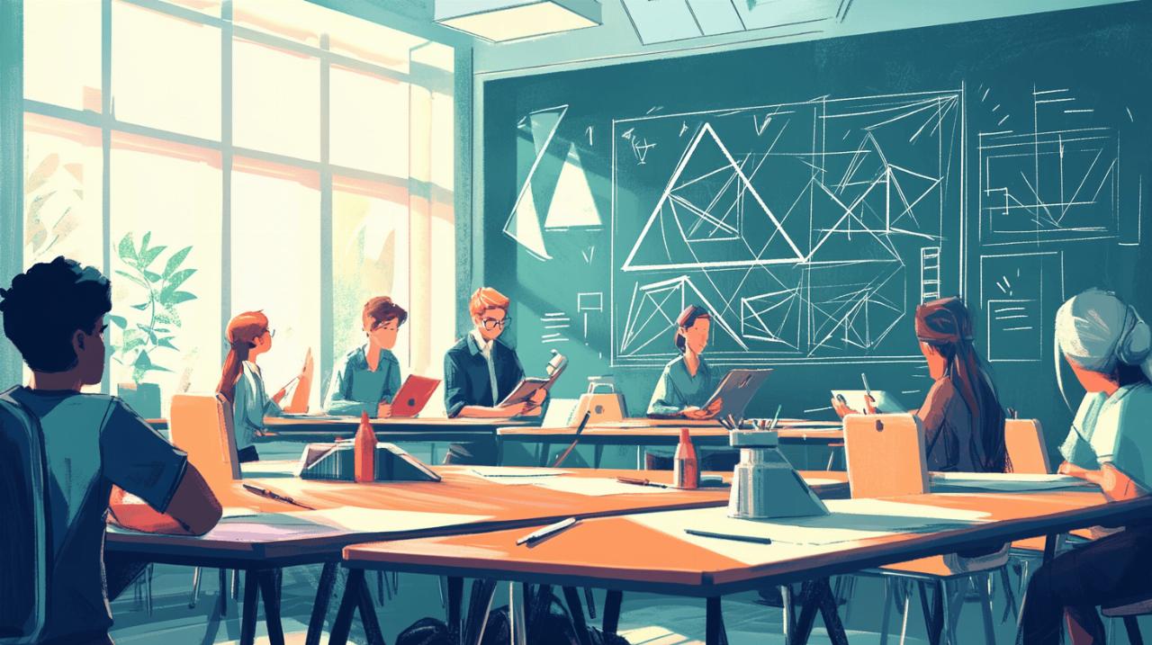 Les secrets des geometres : Tracer des angles sans rapporteur en construction
